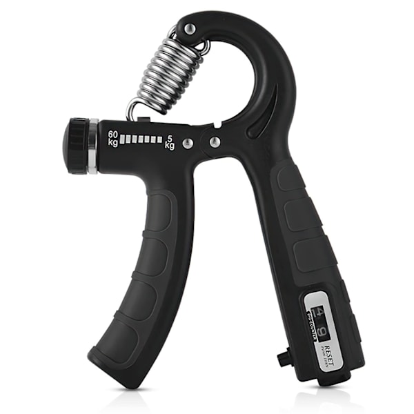 Håndgrepstrener - Håndgrepsforsterkere Justerbar motstand 10-132lbs Underarmstrener med teller, Håndtrener, Bærbar underarmstrening 1pcs