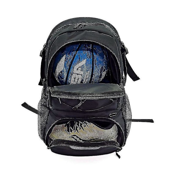 Basketball Ryggsekk Stor Sportsbag Med Separat Ballholder & Skosrom, Best For Basketball, Fotball RED
