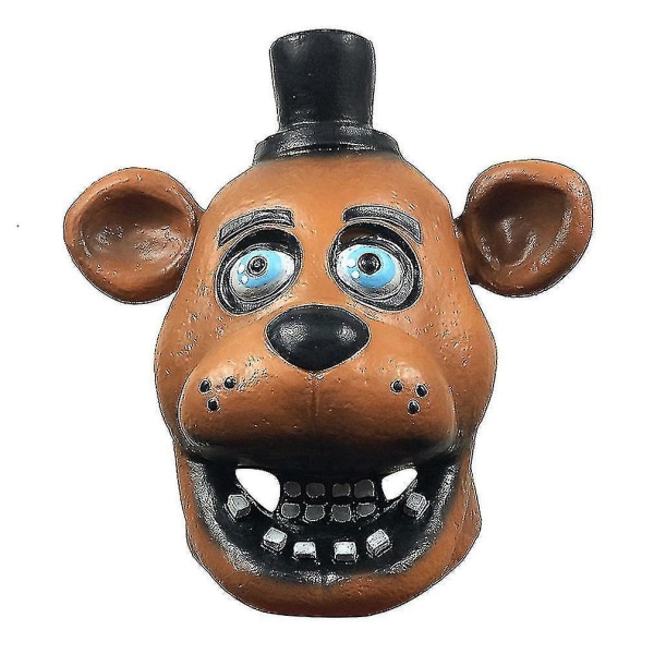 Fem nætter ved Freddys hovedbeklædningsmaske Maskerade Halloween sjove rekvisitter