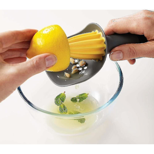 Citruspresser med gribekrogkop - Sort/gul