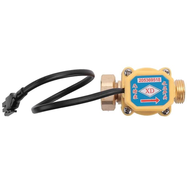Han 3/4 Tommer Til 1/2 Tommer Gevindforbindelse Cirkulationspumpe Automatisk Vandstrømssensor Switch 150w
