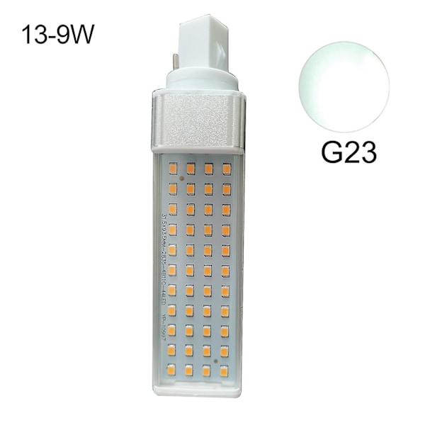 5/9/7W E27/G24/G23 2700/6500K 2835 Horisontal Plugglampe LED Maispære Spotlys 5W