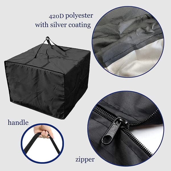 Oppbevaringspose for puter - Slitesterk 210D oppbevaringspose for hageputer, 81 x 81 x 61 cm