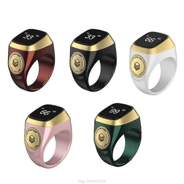 Smart ring multifunktionel vandtæt smart kontrol bluetooth ring smart tællering white