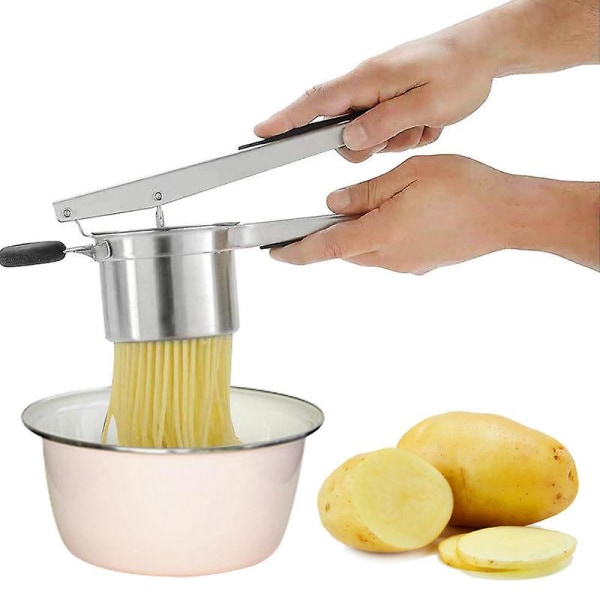 Priority Chef PriorityChef Large 15oz Potato Ricer, Heavy Duty Stainless  Steel Potato Masher and Ricer Kitchen Tool, Press and Mash For Perfec