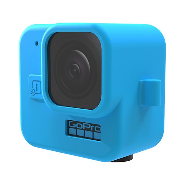 Til Gopro Hero 11 Black Mini Silikone Beskyttende Cover Action Kamera Anti-kollisions Etui Med Hærdet Glas Linsefilm Blue