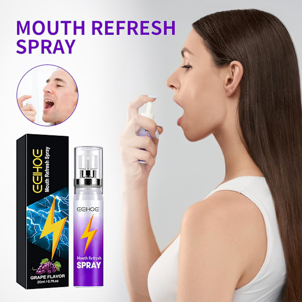 Breath Freshener For Bad Breath For A Long Time. Small And Portable Mouth Spray20ml