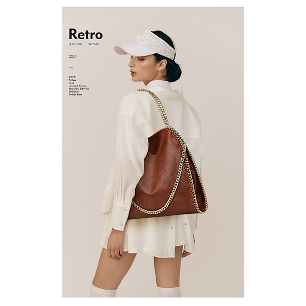 Olkalaukku Naisten Ketju Luxury Käsilaukku Ketju Pehmeä Laukku Crossbody Laukku Naisten Käsilaukku khaki