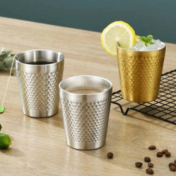 175ml/300ml Ölglas Slitstarkt Brottsäkert Dubbelväggigt Dryckeskrus för Barer 4