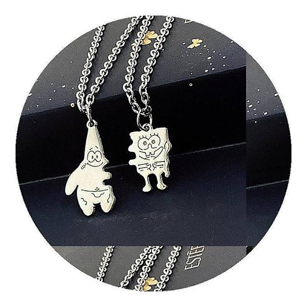 2 kpl Sieni Kaulakoru Naisille Tytöille Söpö Hauska Matching Puzzle Ripus Parhaat Ystävät Kaulakoru Pariskunnalle Ihana Lahja