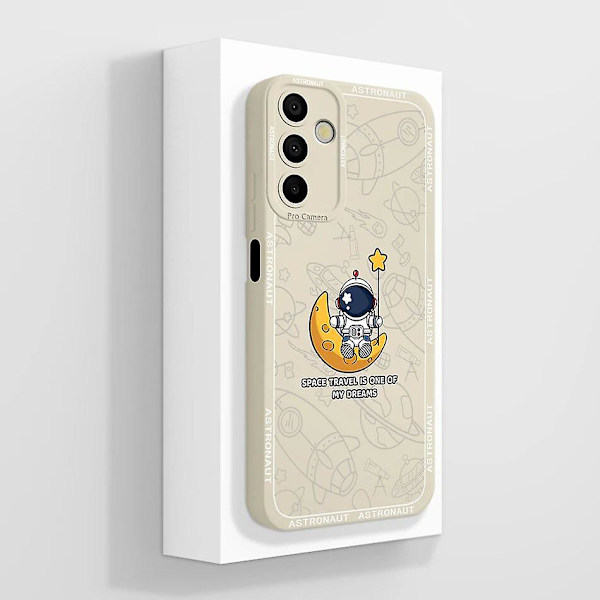 For Samsung Galaxy A15 Etui Kunstnerisk Stil Full Dekning Anti Choc Flytende Silikon Beskytter For Samsung A 15 4G 5G Bakdeksel TYW399