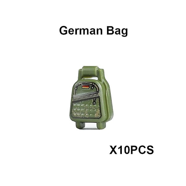 Militära byggklossar Soldatfigurer Gåvor Leksaker Vapen Gevär Special Force SWAT Arméväst Hjälm Explosionssäkra kläder MOC   Fingerfärdighetsspel NO.3--10PCS