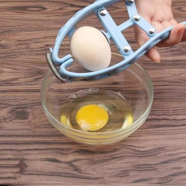 Multifunksjonell 2 i 1 Eggeåpner, Eggeskallåpner Eggseparator For Rå Egg green