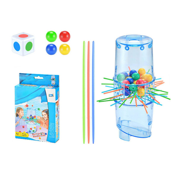 Interaktivt Trick Stick-spel för barn - Håll balansen, utmaning för partner, leksaker för barn