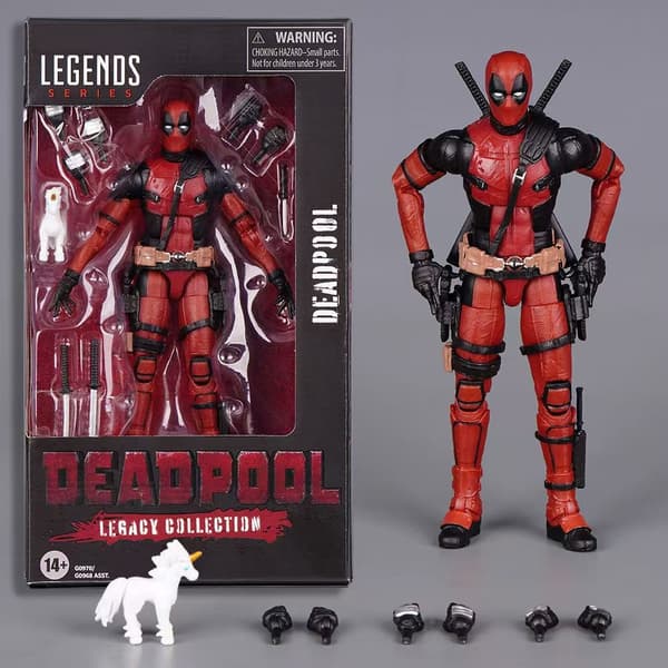 Deadpool actionfigur X-Men Legends serie figur ledad modell dekoration leksak present Regular Deadpool