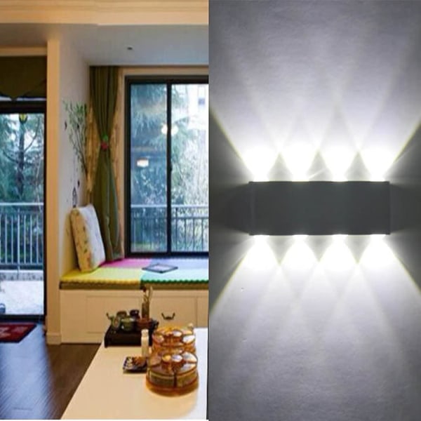 Led-seinävalaisin, 8w moderni alumiininen LED-seinävalaisin sisäseinävalaistus, seinävalaisin keittiöön portaisiin makuuhuone eteiseen olohuone, yövalo