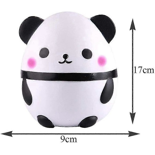 Squishies panda -muna Hitaasti nousevat puristuslelut Tuoksuva Kawaii Eläinlelu lapsille Aikuisille 1 kpl (valkoinen)
