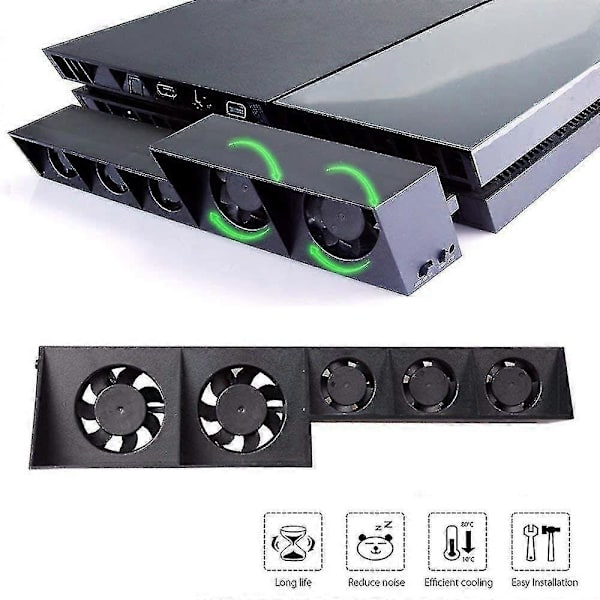 PS4 Køleblæser, USB Ekstern Køler PS4 Host Køleblæser