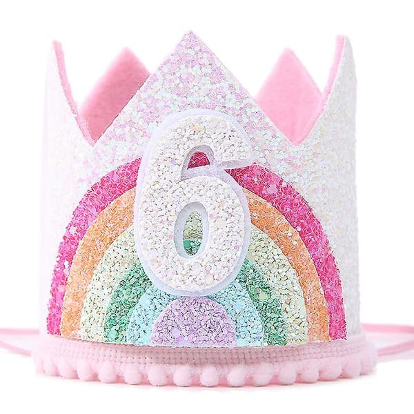 Glitter bursdagskrone er det perfekte tilbehøret for bursdag