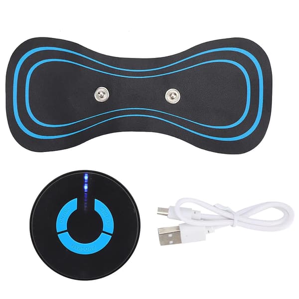 2-pakning liten cervical massasje patch husholdnings multi-funksjon USB-lading massasje patch