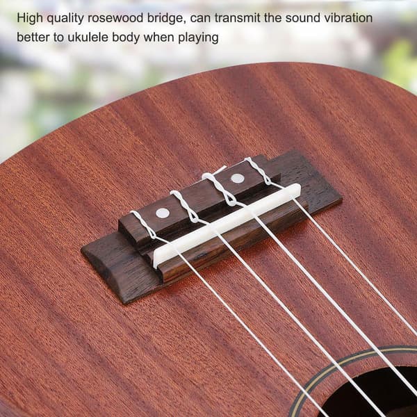 Ukulele universal bro i rosentre + nedre mutter + øvre mutter folkesang