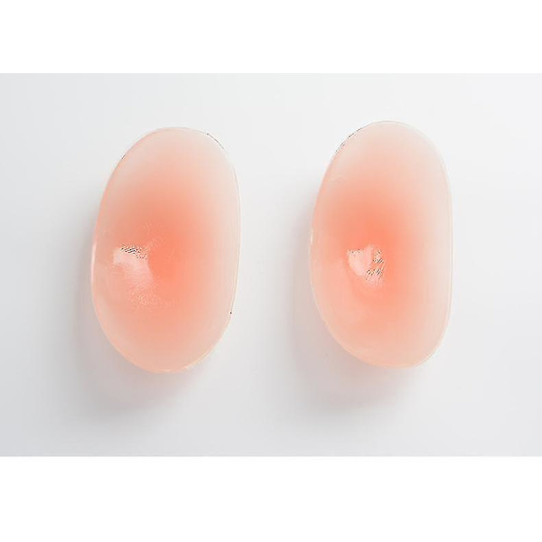 2 stk Silikon Skulderputer Push-up Limputer Skulderforsterker skin color