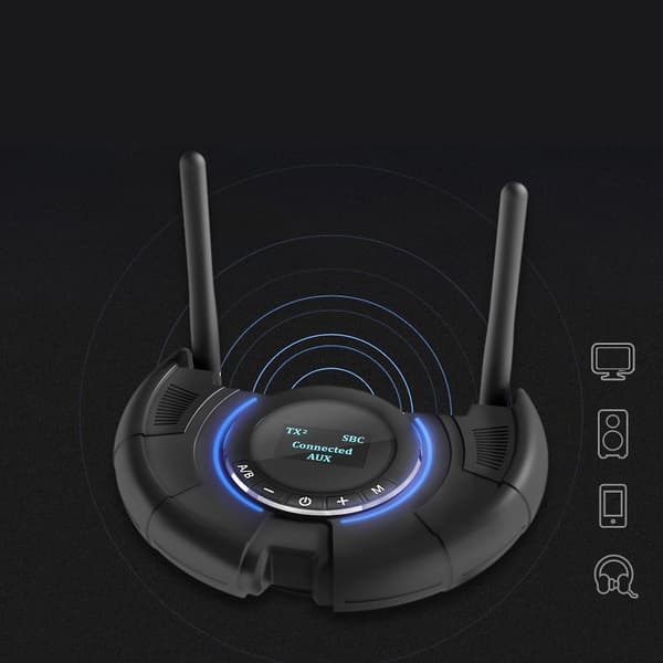 120M Bluetooth-kompatibel Sender Modtager APTX Spdif Optisk Lydadapter