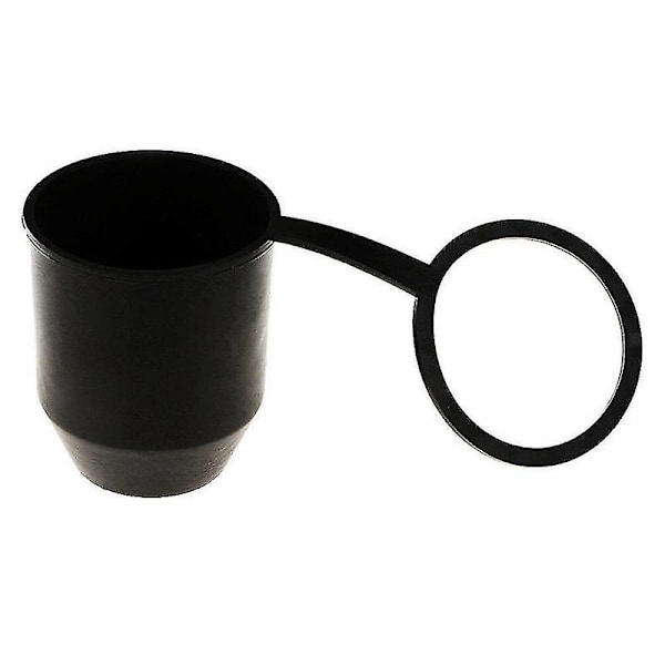 1x Svart PVC Dragkula Dragkulaskydd Skydd för Dragkrok Släpvagn