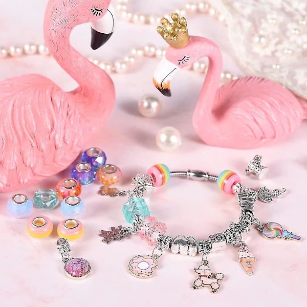 Charm armbandssats, smyckestillverkningssats för tonårsflickor