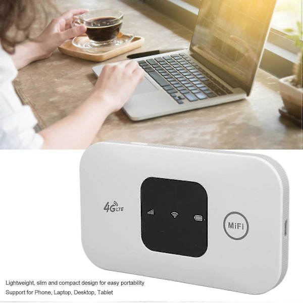 Mobil Hotspot, 4G Mobil WiFi Hotspot Router, Trådløs Bærbar WiFi til Mobiltelefon Laptop Rejse