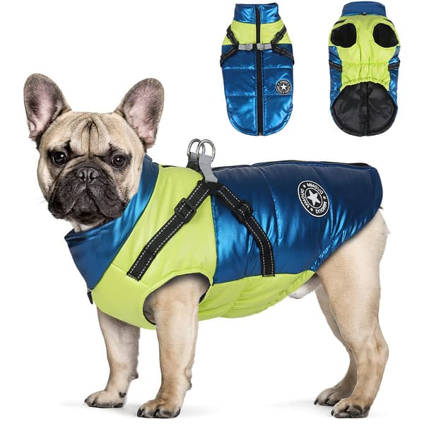 Hundjacka vinter, varm hundkläder, valpjacka, väst hund