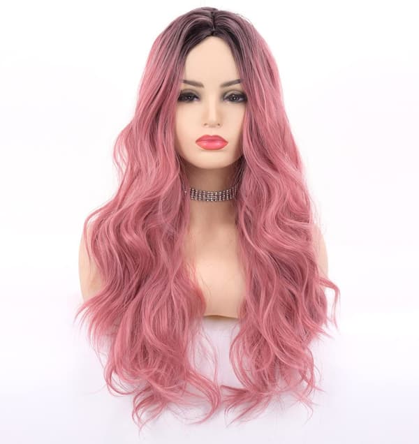 Brun damperuk med rosa gradient
