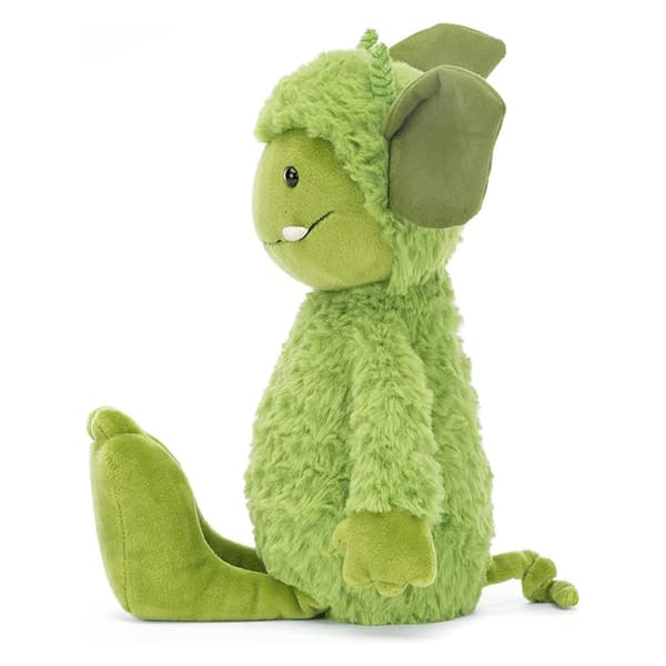 Grizzo Gremlin Grå-Grøn Sprite Sød Dukke, 30*10*9cm
