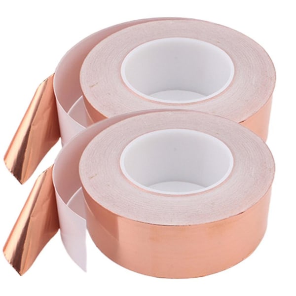 Conductive Copper Foil Tape Strip Adhesive Emi Shielding Heat Resistant Tape 10mm