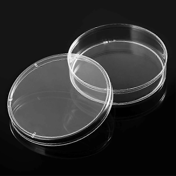 10 st Sterila Petriskålar i Plast med Lock 70mm Dia x 14mm Djup för SkollaboratorierKlara Petriskålar för Temafest