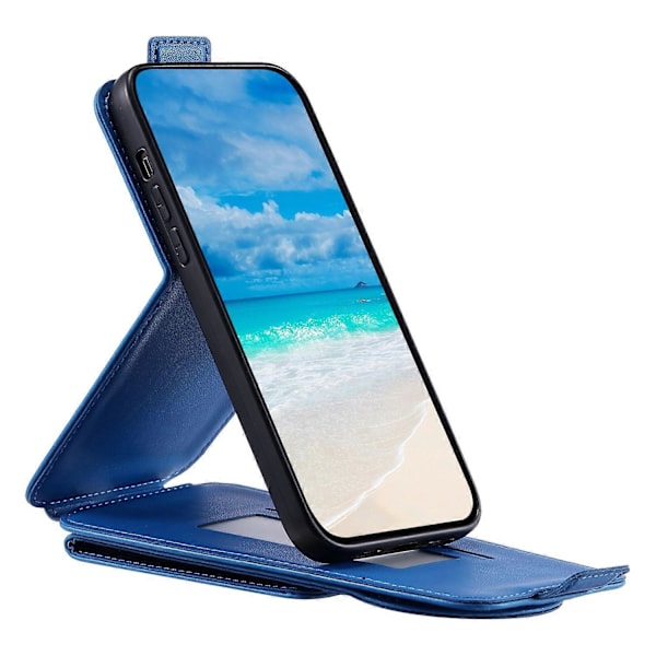 Väska för Samsung Galaxy A34 5G, Vertikal Flip-fodral med kortfack och remmar Style E