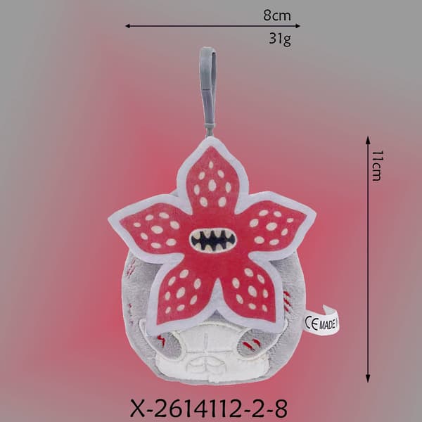 Stranger Things Demogorgon pehmolelu Piranha Keychain