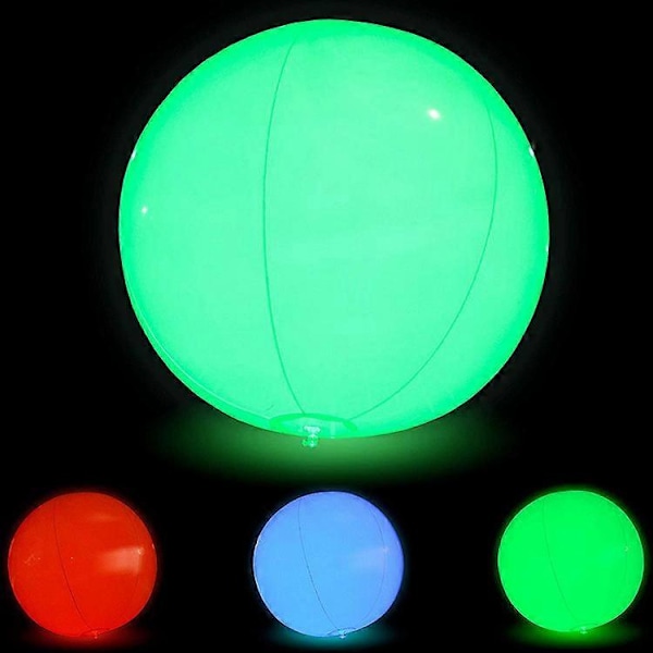 Flytende bassenglys, 4 stk. Utendørs balllys med fjernkontroll, IP68 vanntett LED-balllys, 16 farger RGB-skiftende balllys for svømming 40cm luminous sphere