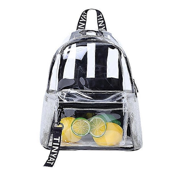 T9051 Dam Jelly Bag Vattentät PVC Transparent Ryggsäck Strand Reseryggsäck
