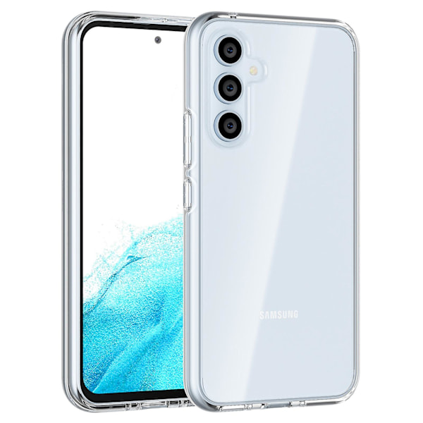 Transparent telefonfodral för Samsung Galaxy A54 5g, hybrid hårt PC mjukt TPU, reptåligt skyddande skal Transparent