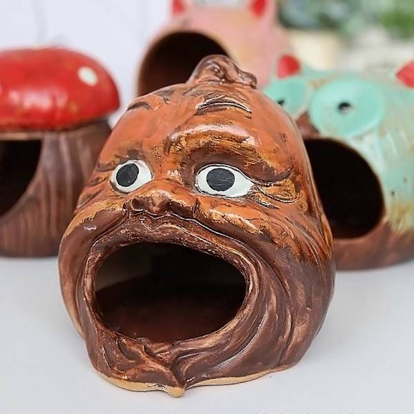 Halloween Ljusstake Dekoration Påsk Dekoration Pumpa Lykta Hus Helig Träram B