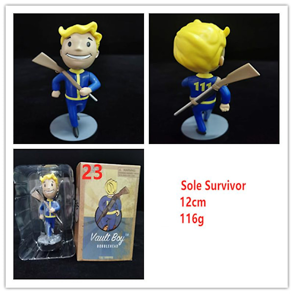 Fallout Vault Boy Bobble Head PVC Actionfigur Samleobjekt Model Legetøj Style 23