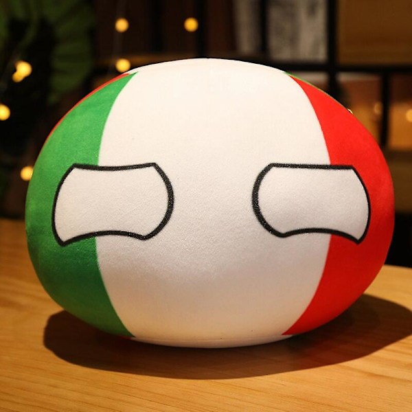 Maa Pallo Leikkikalu Pehmo Riippuva Puolapallo Nukke Maapallo Neuvostoliitto USA Ranska Venäjä Iso-Britannia Japani Saksa Italia Koriste10/30/40cm   Taitopelit about 10cm ITALY
