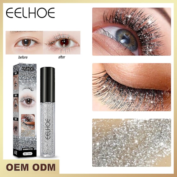Flash Diamond In The Debris Mascara Fairy Flash Vattentät Förlängd Kryptering Inte Smeta Curly Long Mascara