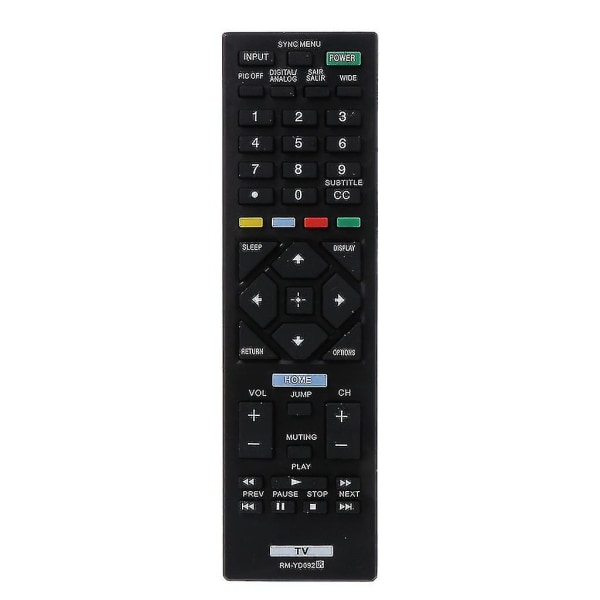 Tv Remote Control Replacement For Sony Kdl-32r330b Media Player Accessory
