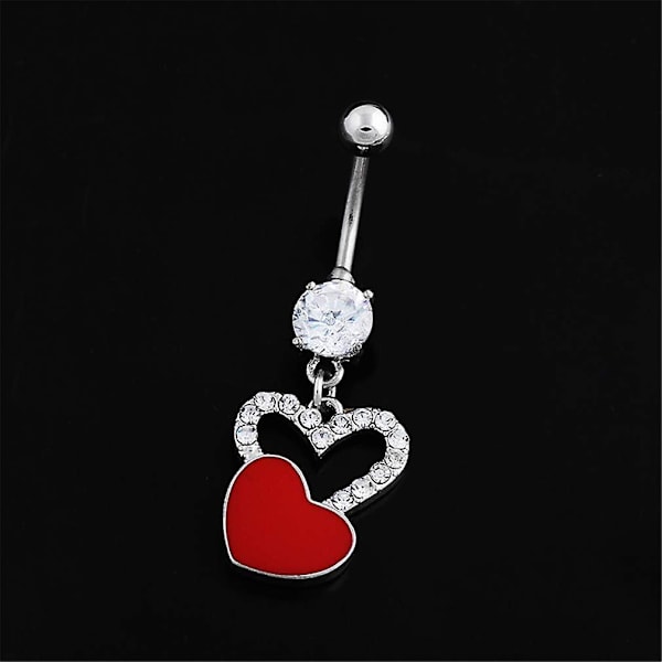 Sexy Kvinder Smykker - Navle Ring Med Cubic Zirconia Hypoallergenisk Navle