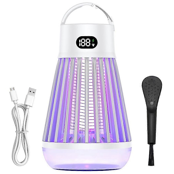 2024 Zappify 2.0 Zappify Hyttysentappaja, USB-Latautuva Kannettava Zappify UUSI white