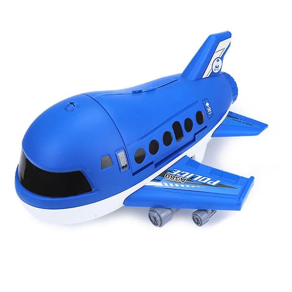 Flygplan Leksaker Set Flygplan Leksak Fordon Lekset Pedagogisk Fordon Flygplan Set Blue