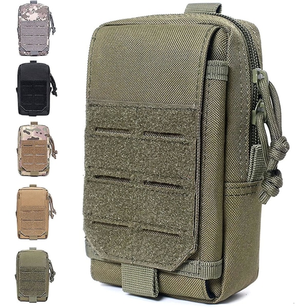 Upgrade Tactical Molle Pouches Of Laser Cut Design,utility Pouches Molle Attachment Military Medical Emt Pouch ARMY GREEN