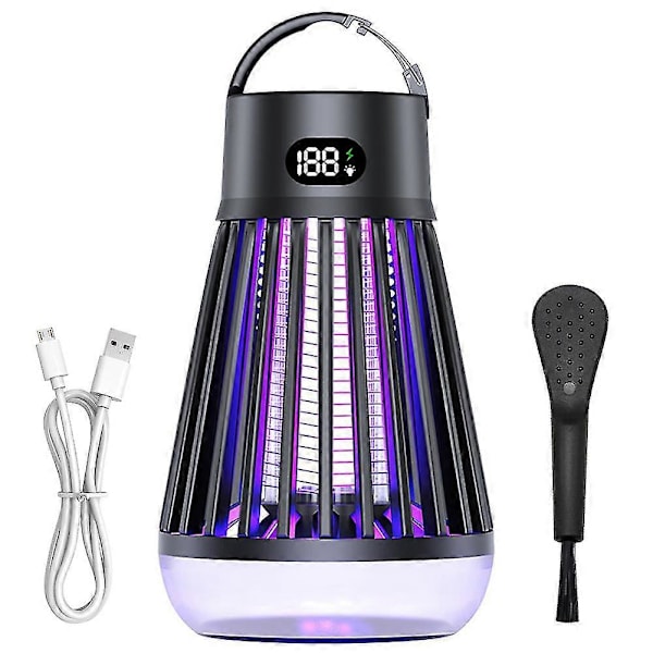 2024 Zappify 2.0 Zappify Hyttysentappaja, USB-Latautuva Kannettava Zappify UUSI black
